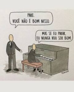 Pare de não se achar bom o suficiente